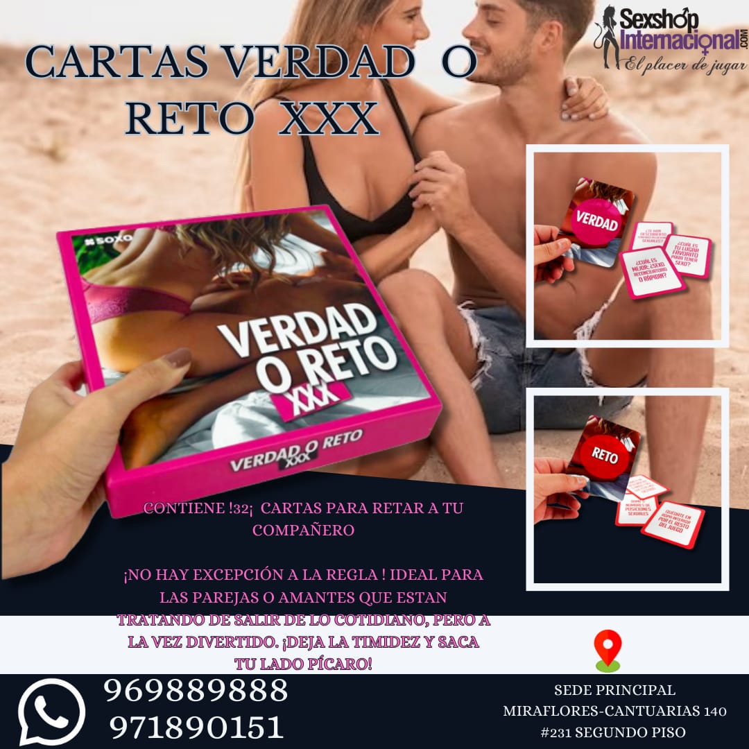 JUEGOS LUDICOS-VERDAD O RETO-CARTAS-PAREJAS-SEXSHOP LIMA 971890151 